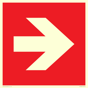Right arrow (white on red background)